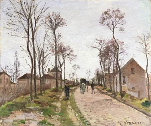 El camino a Saint Cyr en Louveciennes